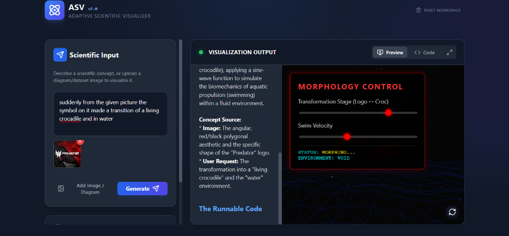 ASV v2.0 – Adaptive Scientific Visualizer