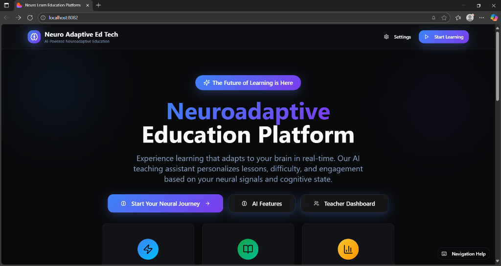 Neuro Adaptive Ed Tech